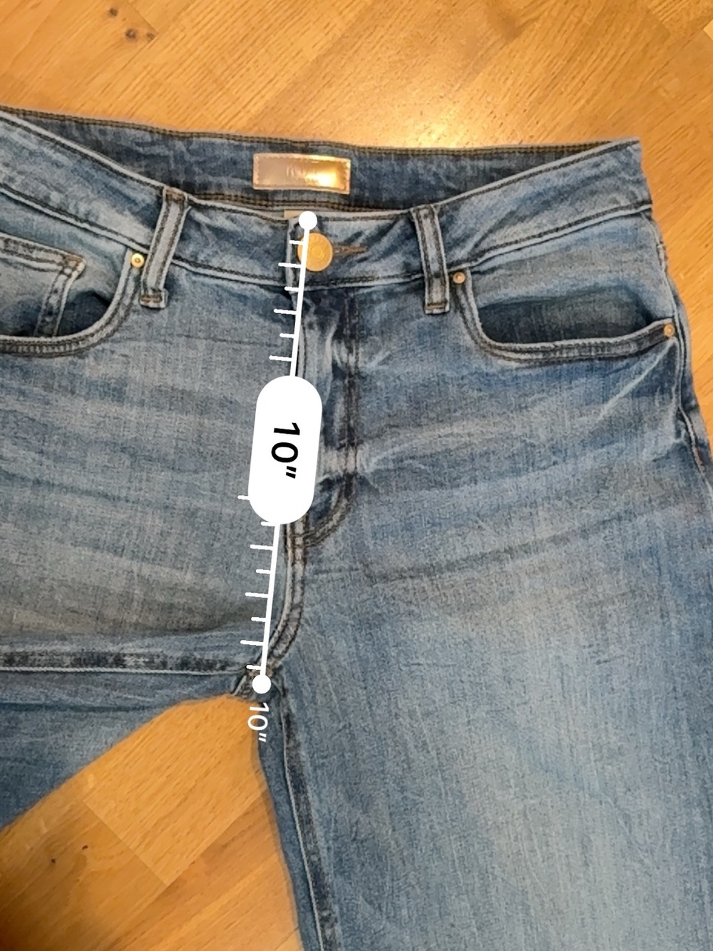 Kut from the Kloth Wide-Leg Jeans in Blue Wash - Picture 9 of 11